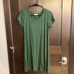 Olivia Rae Green Babydoll T Shirt Dress
